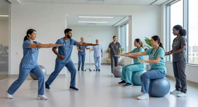 physical wellness activities for nurses