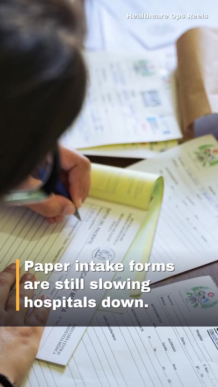 Paper intake forms are quietly draining your hospital's capacity every single day.