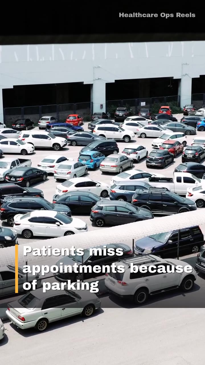 The patient experience starts in the parking lot.